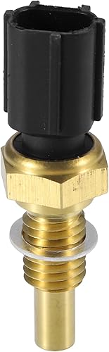 Miniatura 1 de F FIERCE CYCLE Sensor de temperatura del refrigerante para Ford F-350 Durable No.8L3Z-6G004-A Sensor de temperatura del agua tono dorado interior