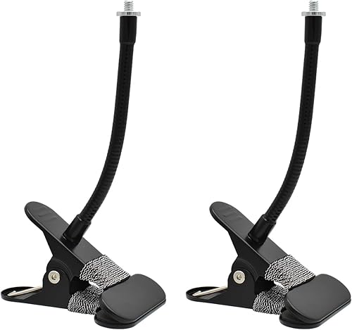 Miniatura 9 de Holicfun Clip Mount para cámaras Ring, Blink, Eufy, Google Nest, Wyze y Arlo para interiores y exteriores, brazo de ganso de 15 cm, ajuste flexible