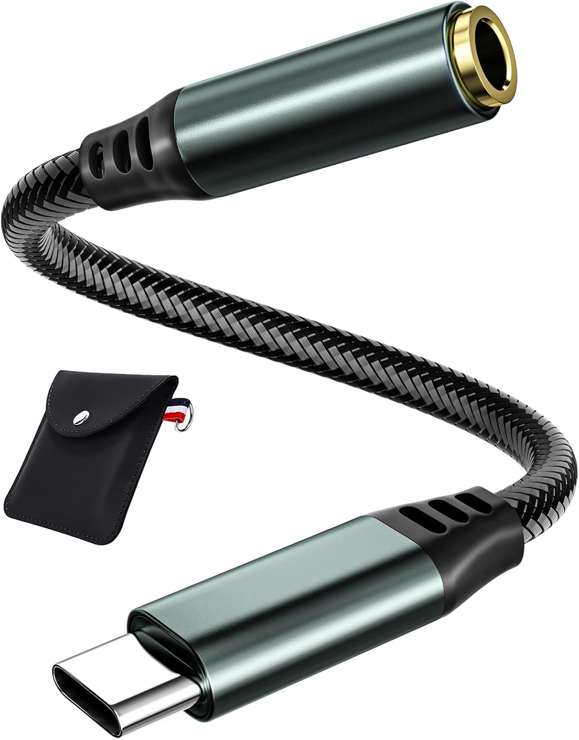 USB C to 3.5mm Jack Headphone Adapter for iPhone 15 Pro Max Samsung