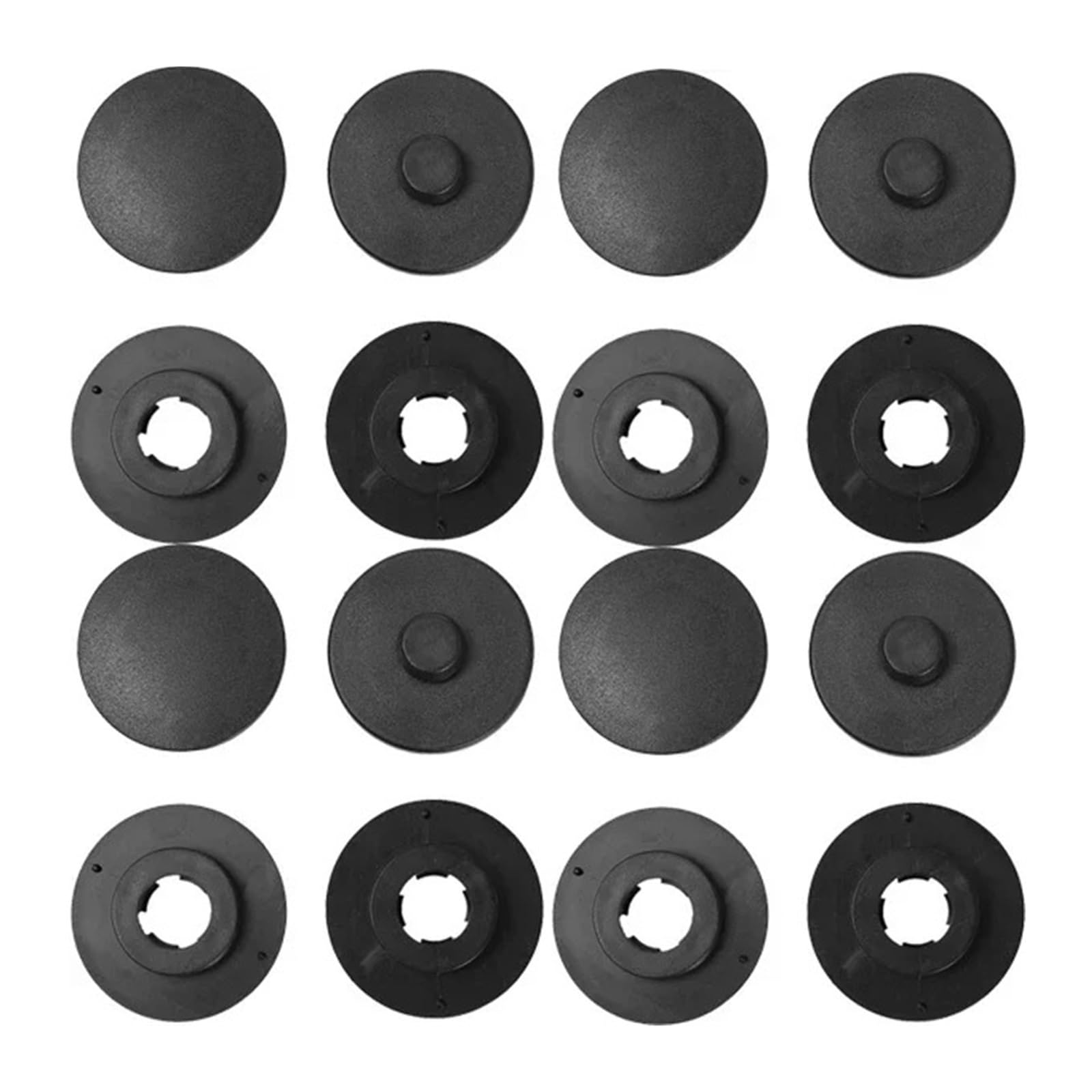 KXFVYNE Car Floor Mat Anti-Skid Fixer Grips Layer Fixed Clips Arpet Fixing Clamps Buckle Accessories Tools(16pcs(4set))