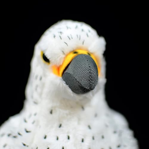 Miniatura 2 de lilizzhoumax Juguete de peluche de halcón de lanza de 6.29 pulgadas, súper suave, realista, juguete de peluche lindo y divertido de pájaro de