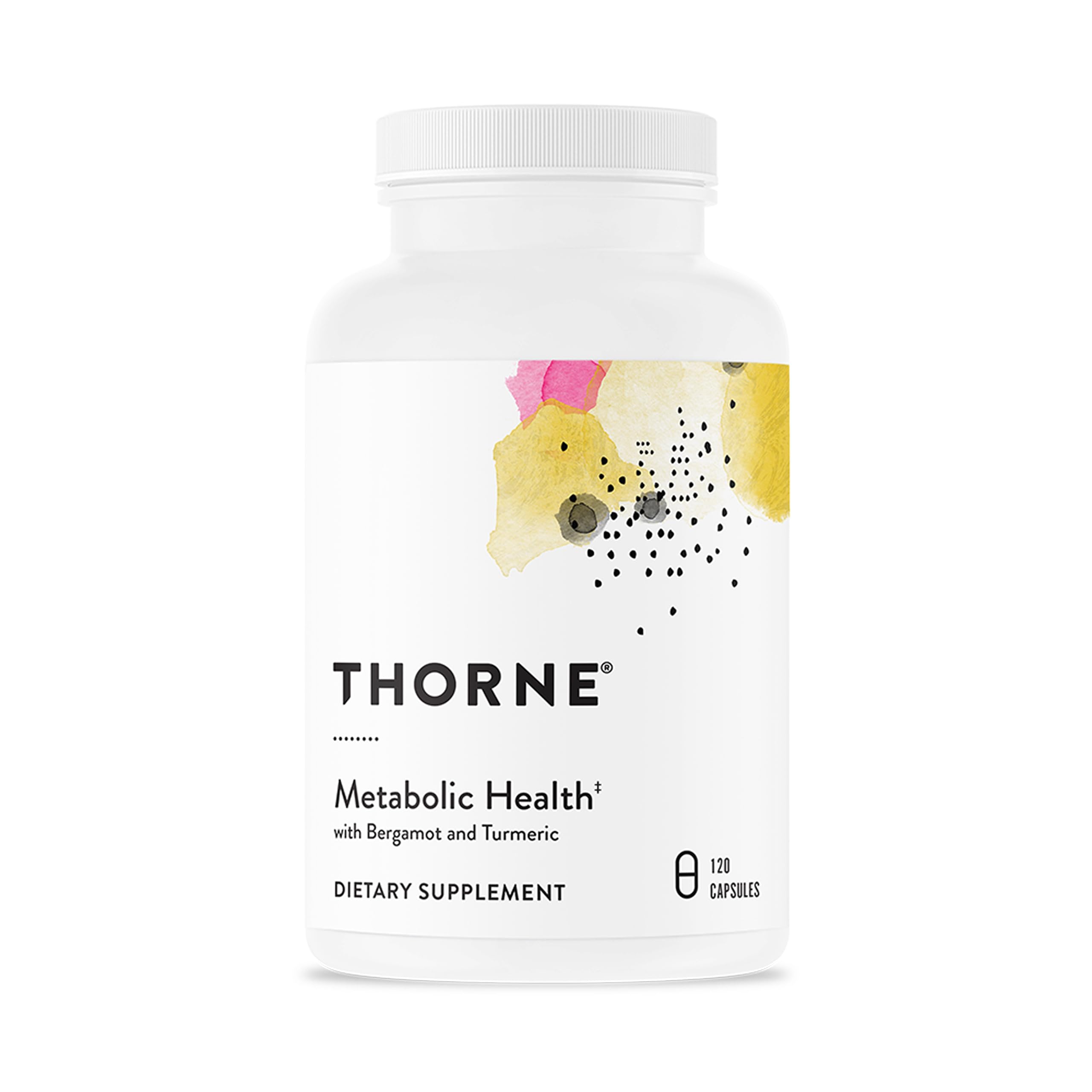 THORNE - Metabolic Health - Gut Health Supplement to Aid Weight Management* - Formulated with Bergamot and Turmeric (Curcumin Phytosome) - 60 Servings