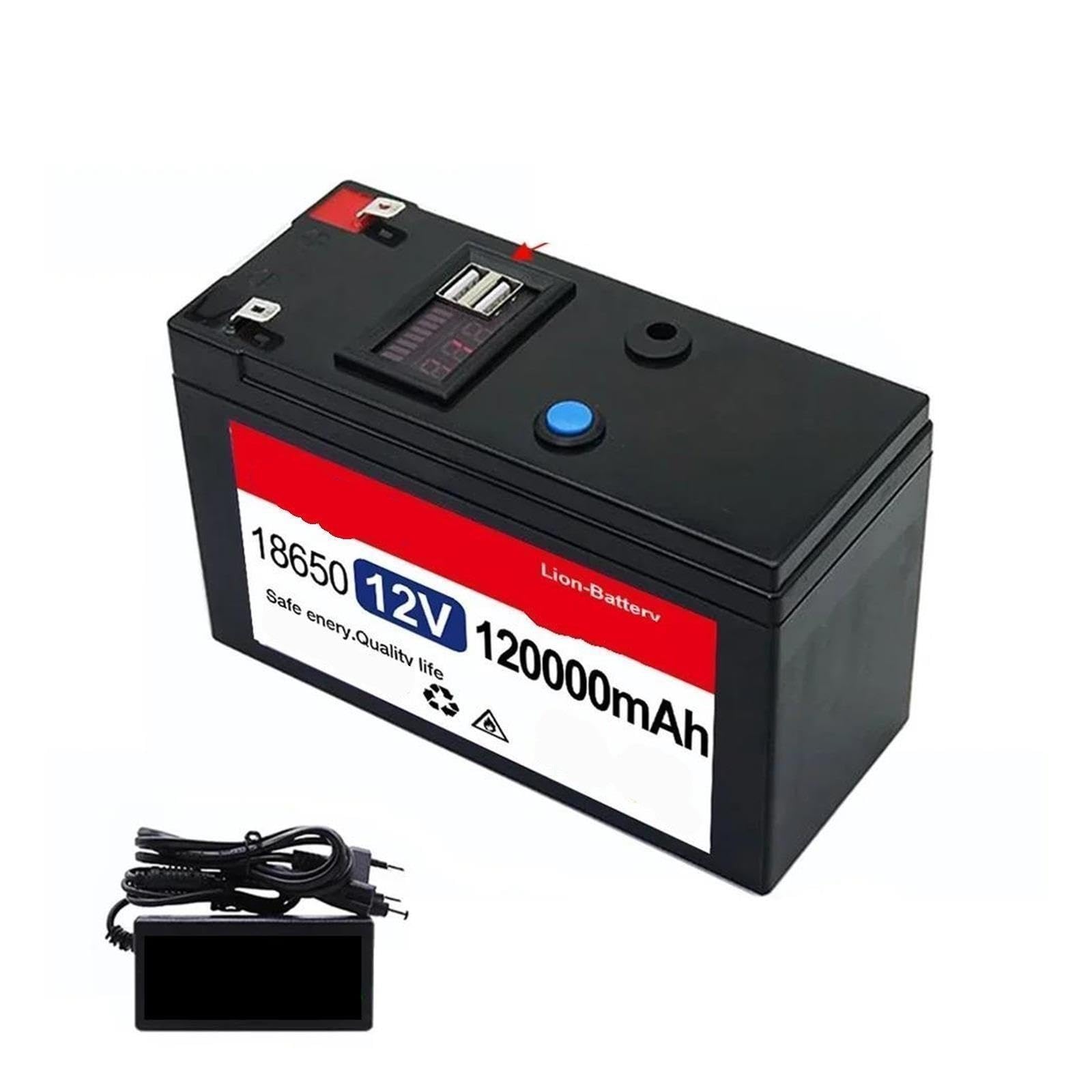 Batería LiFePO4 de 12 V y 120 Ah, BMS Incorporado, más de 4000 ciclos
