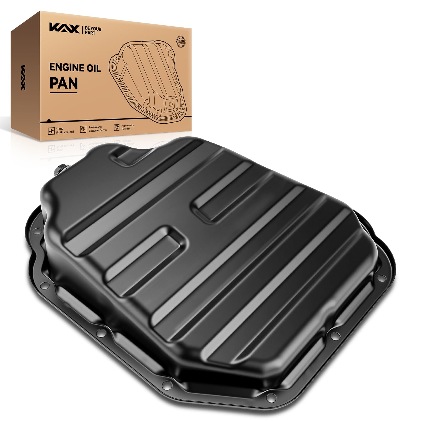 KAX 264-539 Engine Oil Pan Fit for Nissan Rogue 2008-2013, Nissan Rogue Select 2014-2015, Gasket not included
