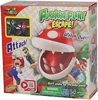 EPOCH Games Super Mario Piranha Plant Escape! Jogo de Tabuleiro com Ação para 4+ anos