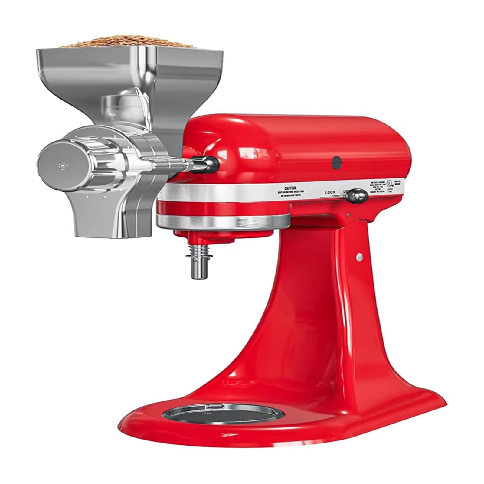 Grani efficienti Farina Mill Machine Attacco 12 Livelli Regolabile Stand Mixer Farina Grani Attacco