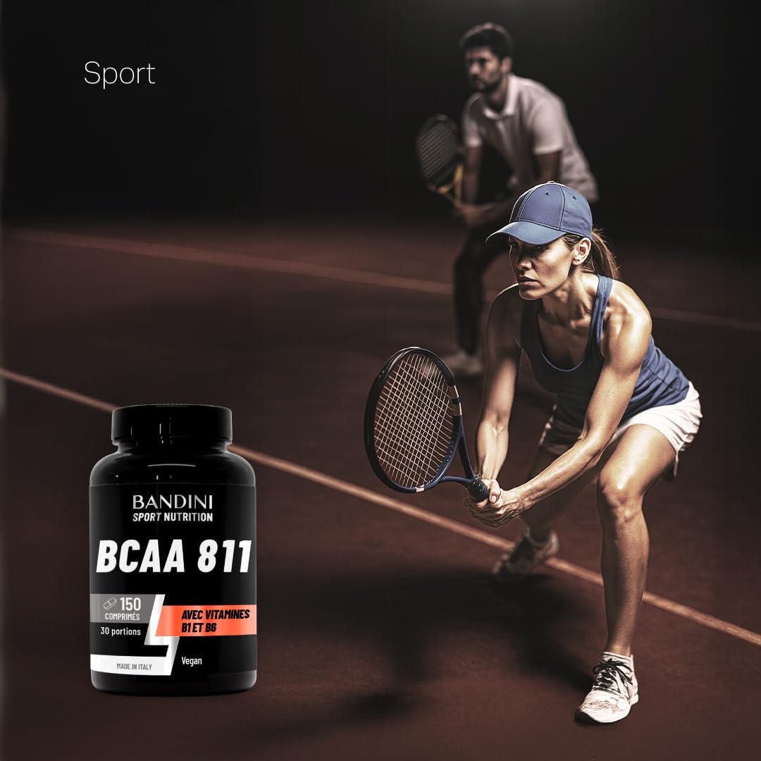 BCAA 8.1.1 Bandini - 150 Comprimés D'acides Aminés Ramifiés - Pour La Musculation