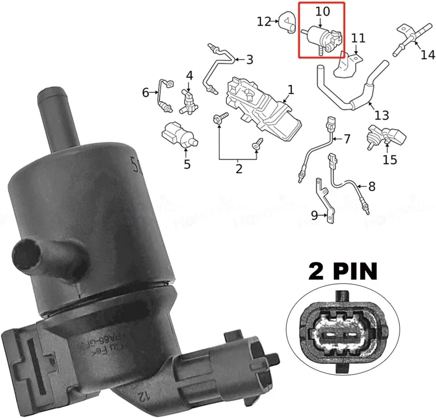 28910 3F700 Purification control valve 28910-3F700 289103F700