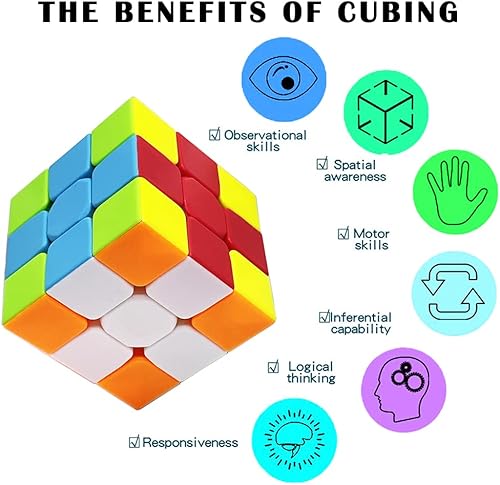 Miniatura 4 de QY Toys - Cubo de velocidad de 2 x 2