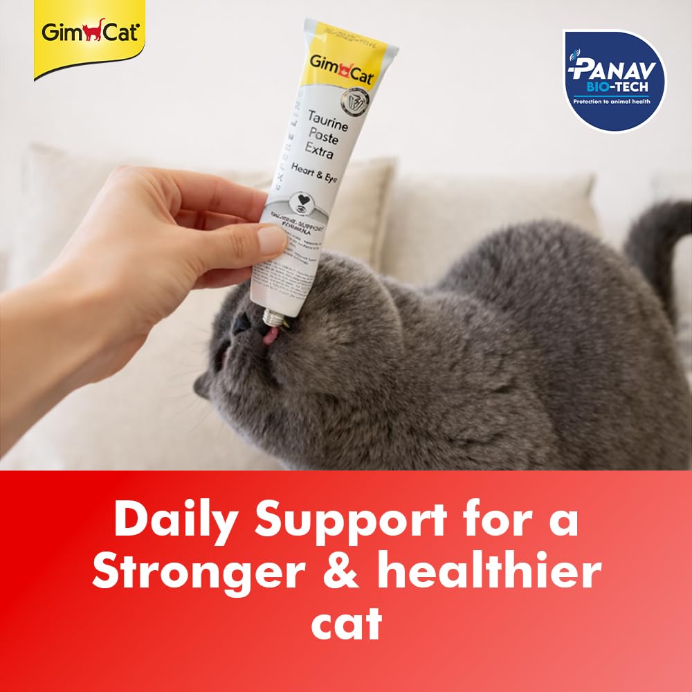 Wuuff&Meow GimCat Taurine Paste Extra Cat Supplement | Cat Vitamins Paste for Heart & Eye Support | Vitamin B-Complex & Calcium Supplement for Cats | Cats Taurine Supplement | 50g (Pack of 1 (50g)) — Amazon image 6
