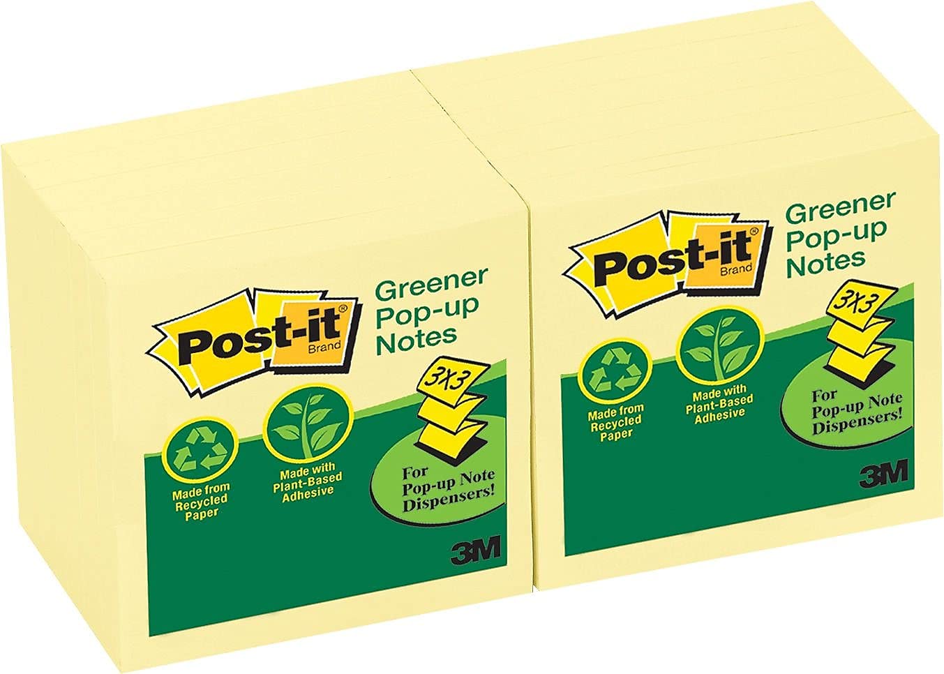 mmmr330rp12yw – Post-it Recycling Pop-Up Notes Refill