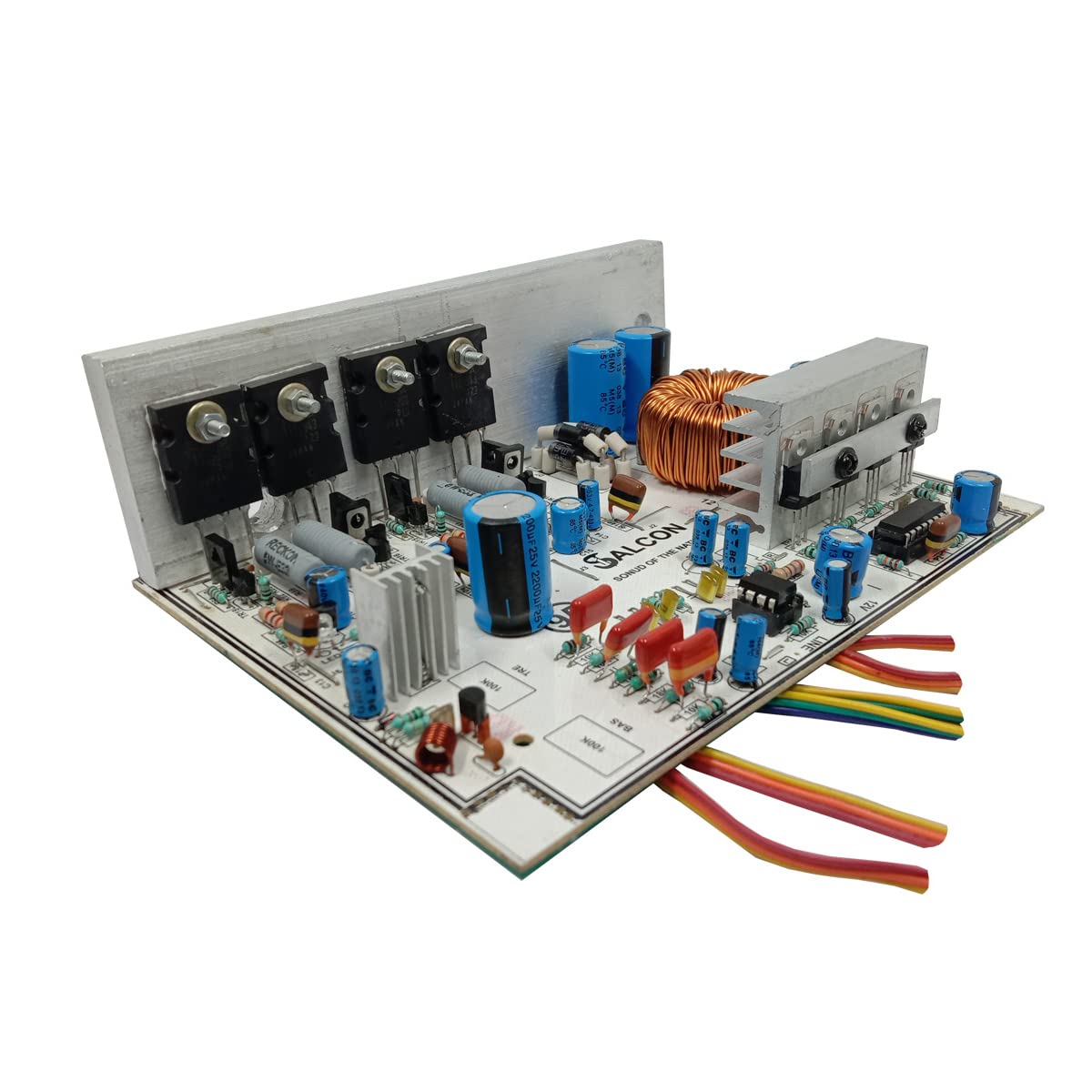 4 MOSFET Audio Amplifier Board with DC to DC Converter