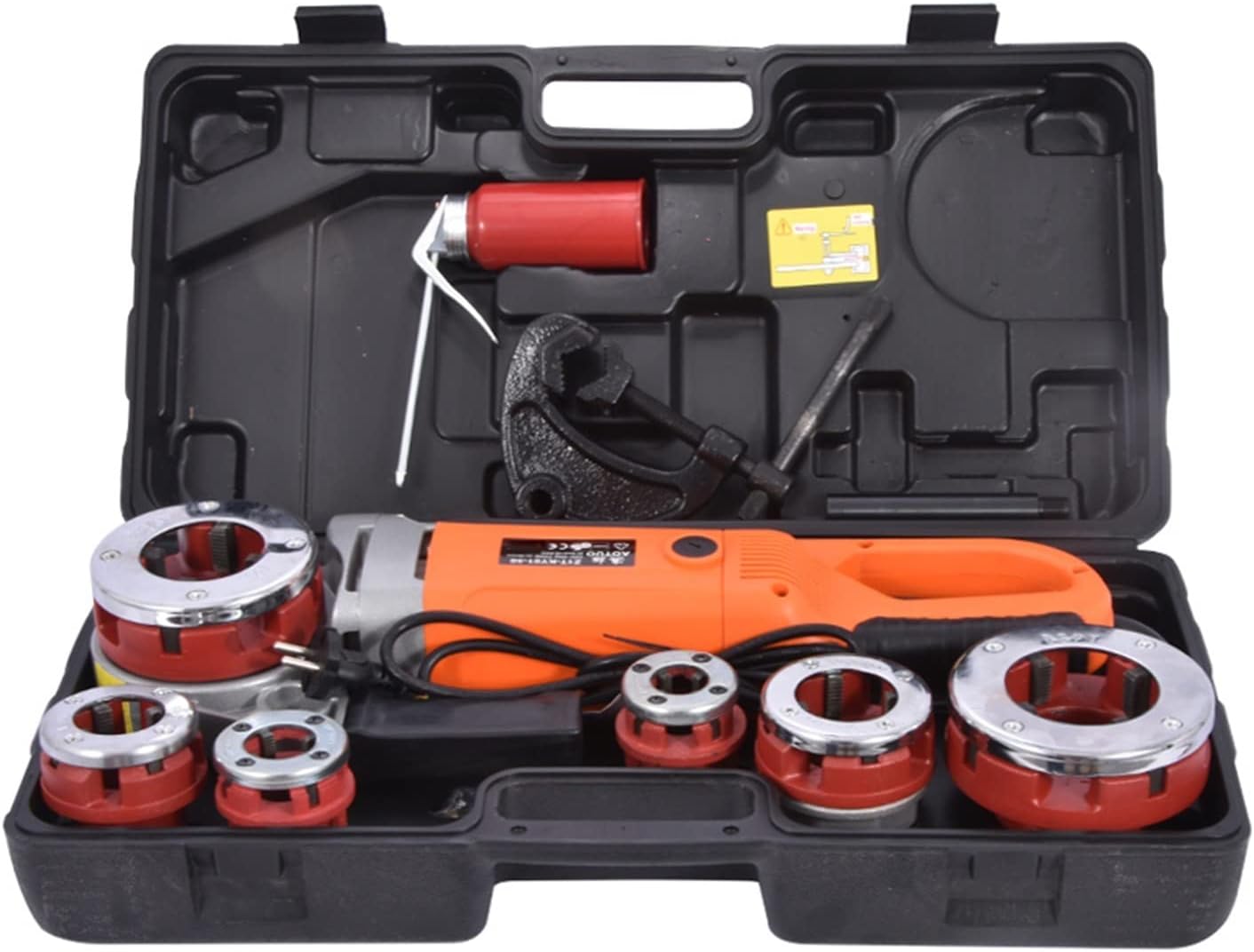 QYTEC Electric Pipe Threader Machine, ZITKY0150 Portable Handheld