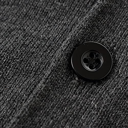 Maylofuer Little Girls Cardigan Sweater Button Up V-Neck 100% Cotton Spring Fall Kids Clothes Coat Size 3T Dark-Grey #TOP3