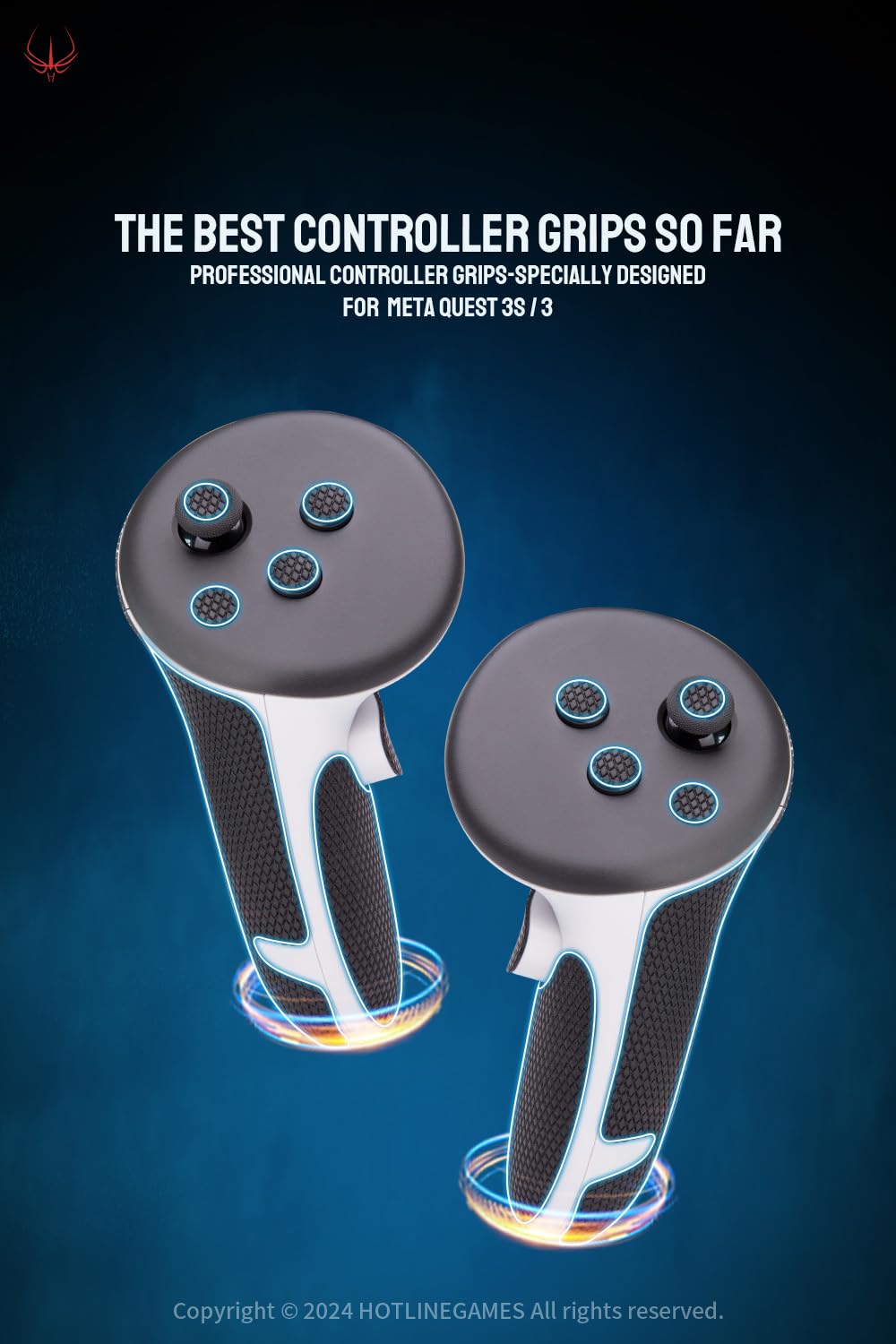 Amazon.com: HOTLINEGAMES Controller Grip Compatible with Meta