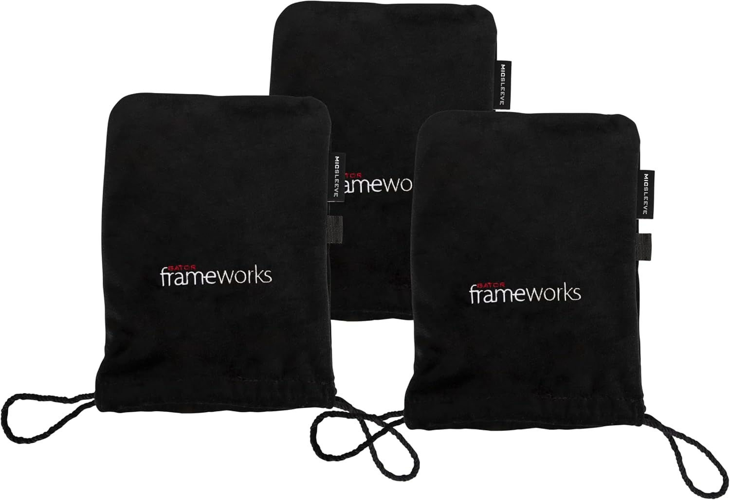 Gator Frameworks Soft Bag for Studio Mics (GFW-MICPOUCH)
