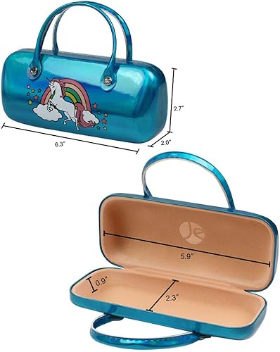 Miniatura 3 de JAVOedge Estuche rígido para niños, niñas, niños, carcasa rígida con asa y paños