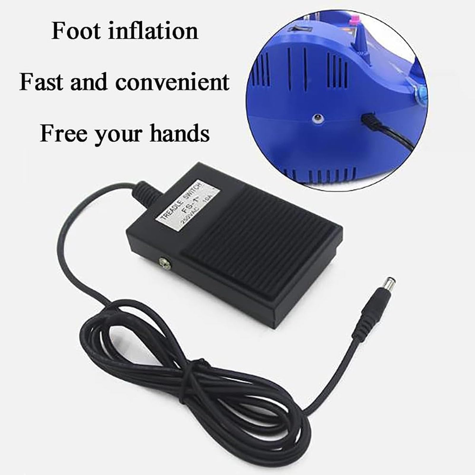Pompa Elettrica Di Precisione Per Palloncini Da 1200 W, Gonfiatore Quantitativo Per Palloncini, Con Interruttore A Pedale E 2 Ugelli, Contatore Automatico, Tempo Regolabile, Per Celebrazioni,