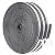 Foam Tape 3 Strips Total 50 Feet Long 1/4 Inch Wide X 1/8 Inch Thick, Weather Stripping for Doors and Window High Density Foam Seal Tape Sliding Door Weather Strip, 3 X 16.5 Ft Each