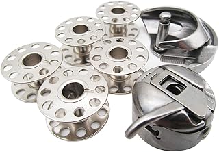 Sponsored Ad - ckpsms Brand -#KP-19036 Domestic Sewing Machine Shuttle Hook, Bobbin CASE+5 BOBBINS Compatible with Singer,...