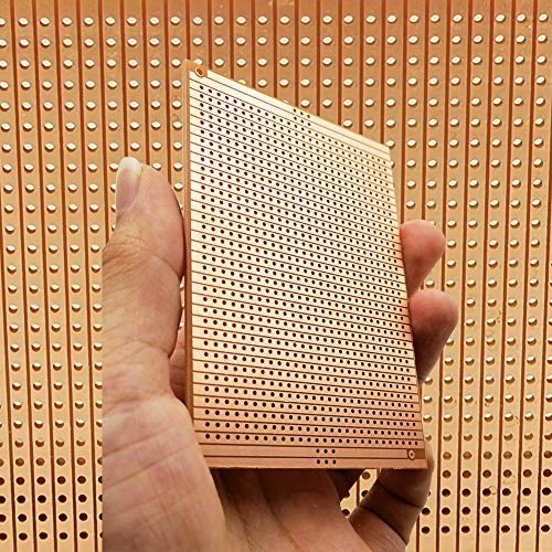 Yungui 10 Pieces 73Mm X 100Mm Copper Strip Board,957 Holes Pcb Prototype Perfboard Kits For Soldering And Diy Electronic Project With Arduino Kits #TOP5