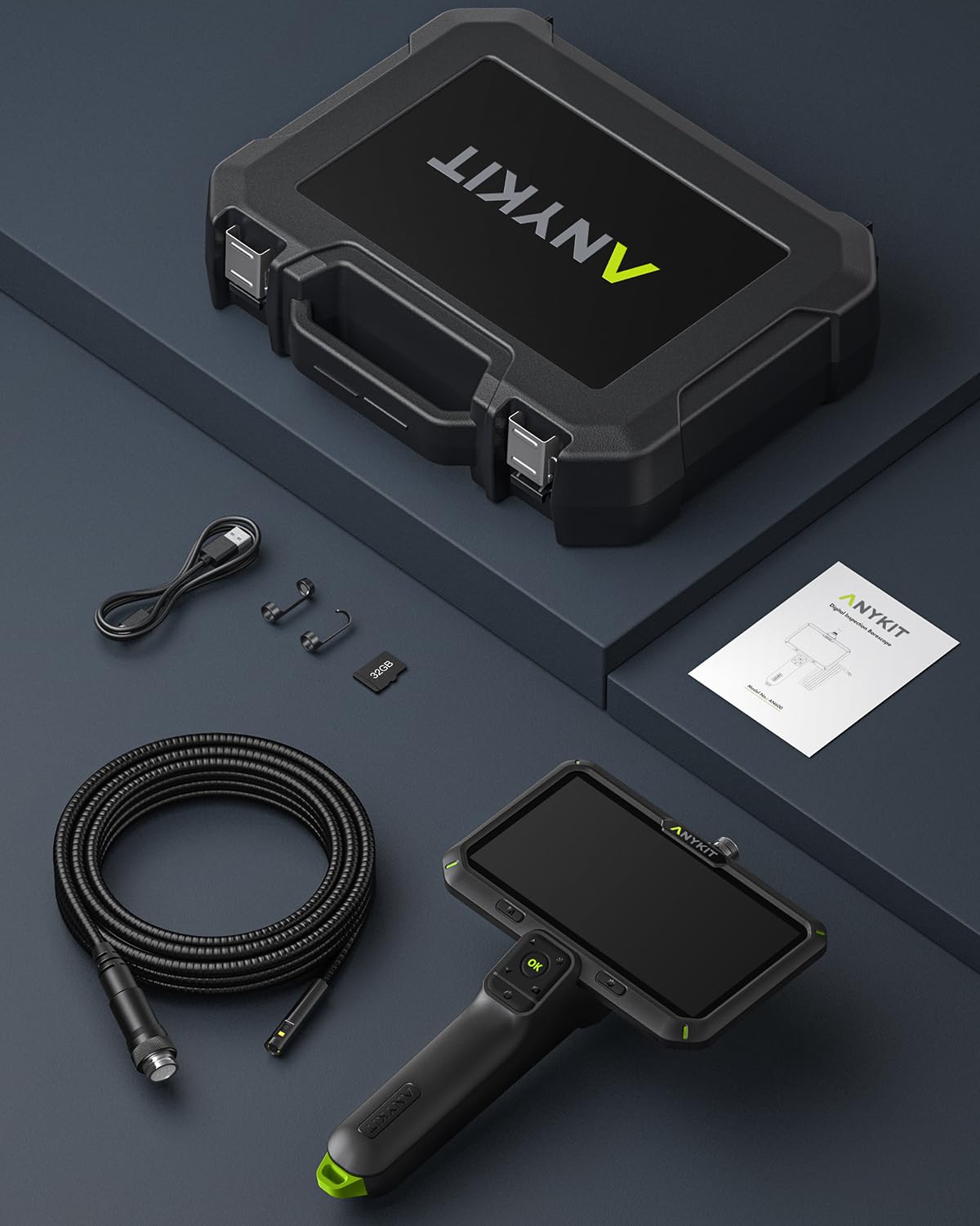 Anykit Endoscope Camera with Light, Dual Lens Endoscope 1080P — Amazon image 8
