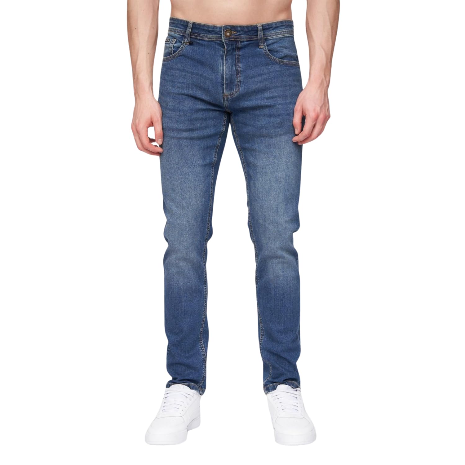 End Of Line Men's Mayhen Slim Fit Jeans Stone Wash - W36 L32