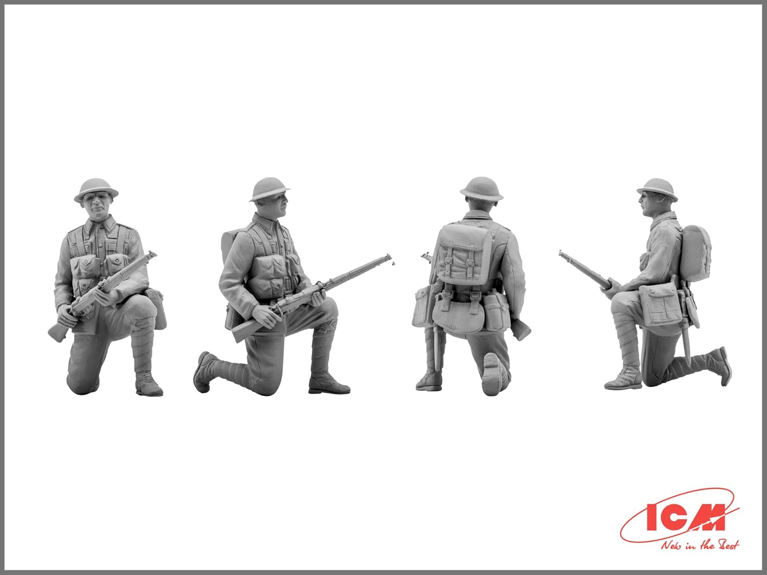 ICM Models British Infantry 1917-1918 Building Kit