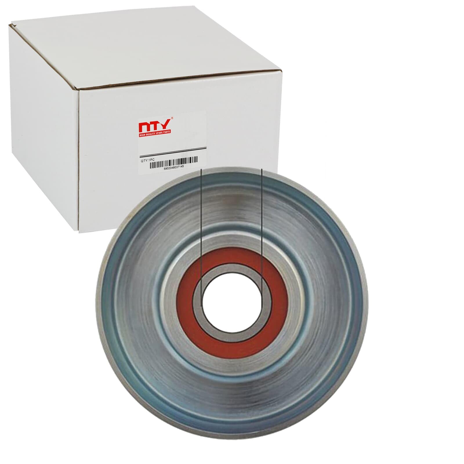 NTY Rouleau de renvoi/guide, courroie à nervures en V RNK-VV-001 | Compatible avec: MITSUBISHI ECLIPSE IV, GALANT IX Stufenheck, GRANDIS, LANCER CARGO Kasten/Kombi, LANCER VII