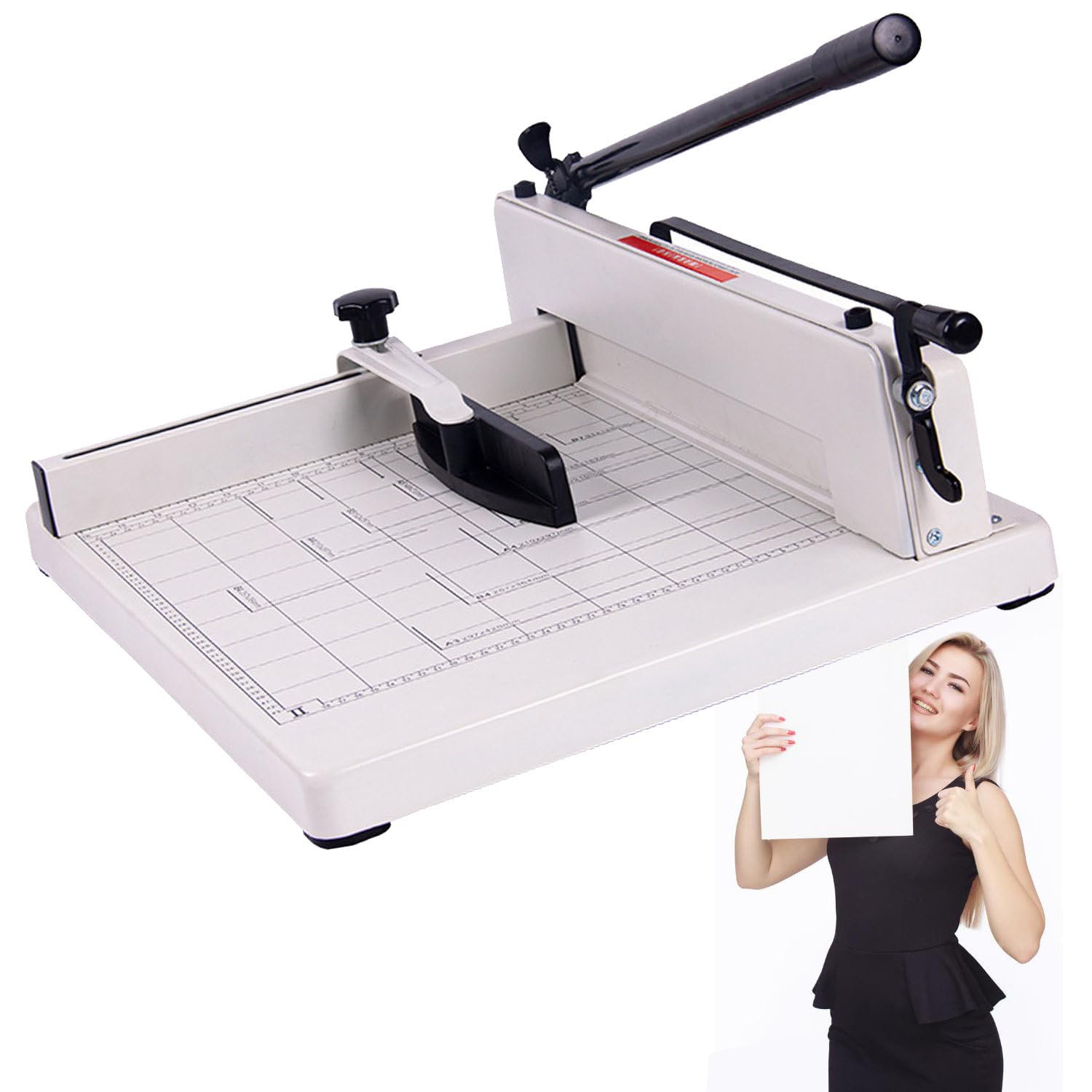Ciężka gilotyna do papieru, Gruba gilotyna do papieru, Układalna gilotyna do papieru, Przemysłowa gilotyna do papieru, Ręczna gilotyna do papieru biurkowego A3