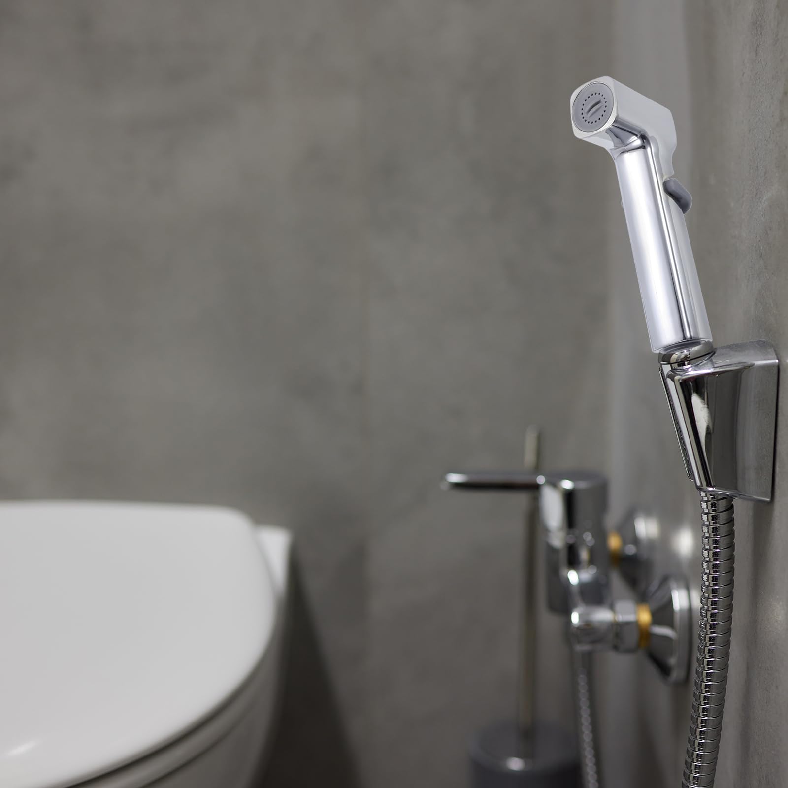 uxcell Bidet Sprayer Pressurized Handheld Bidet Sprayer for Toilet Jet Spray Bidet Attachment Bidet Toilet Sprayer Head for — view 5