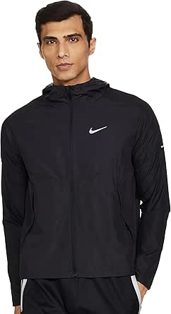 NIKE(ナイキ) レペル マイラー ランニングジャケット ウーブン ウィンドブレーカー 反射素材(リフレクティブ) トレーニング ランニング DD4747 スポーツウェア ジム 筋トレ ジョギング 国内正規品 撥水性 軽量 メンズ