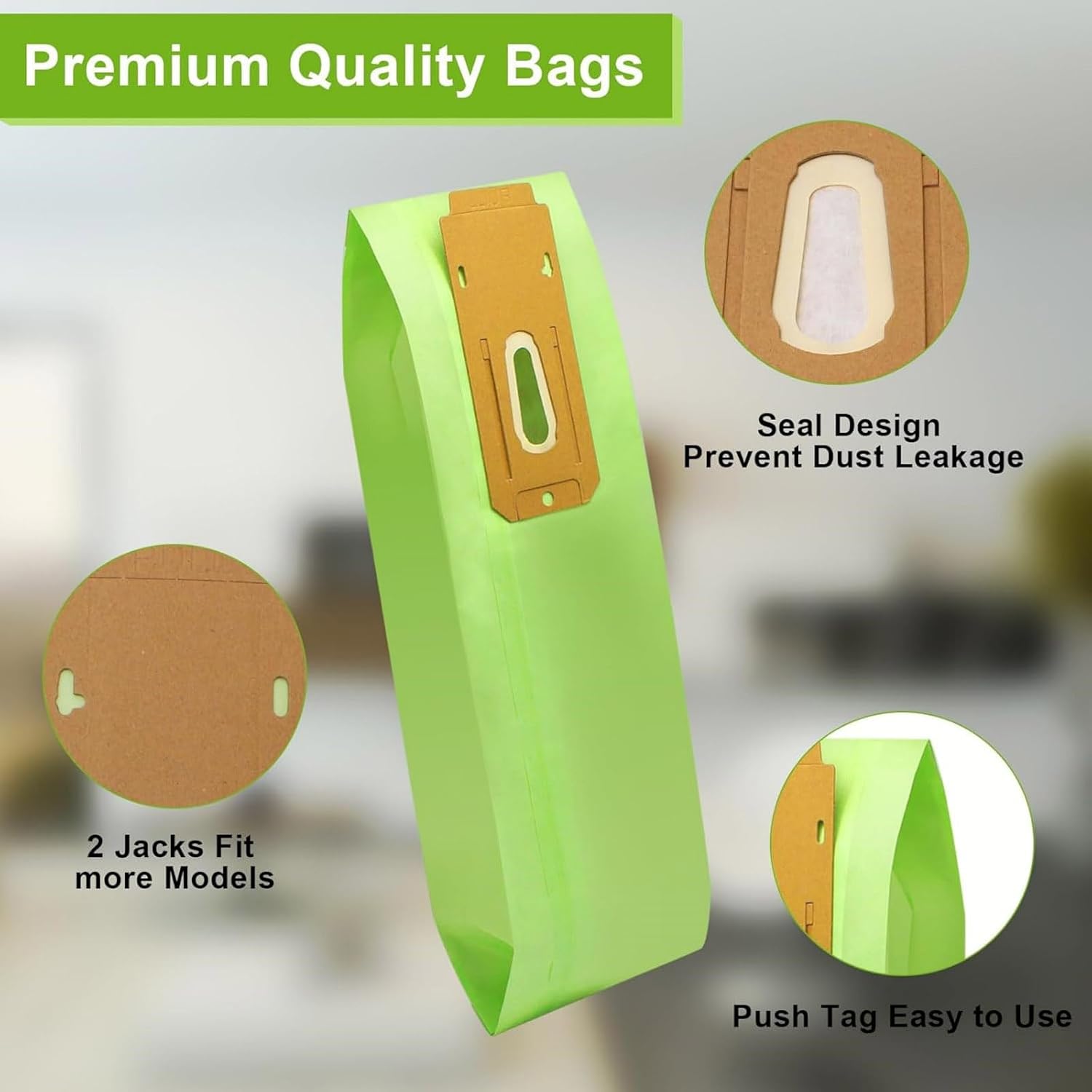 8pcs Vacuum Cleaner Bags for Oreck Type CC XL, XL5, XL7, XL21, XL Classic Accessory