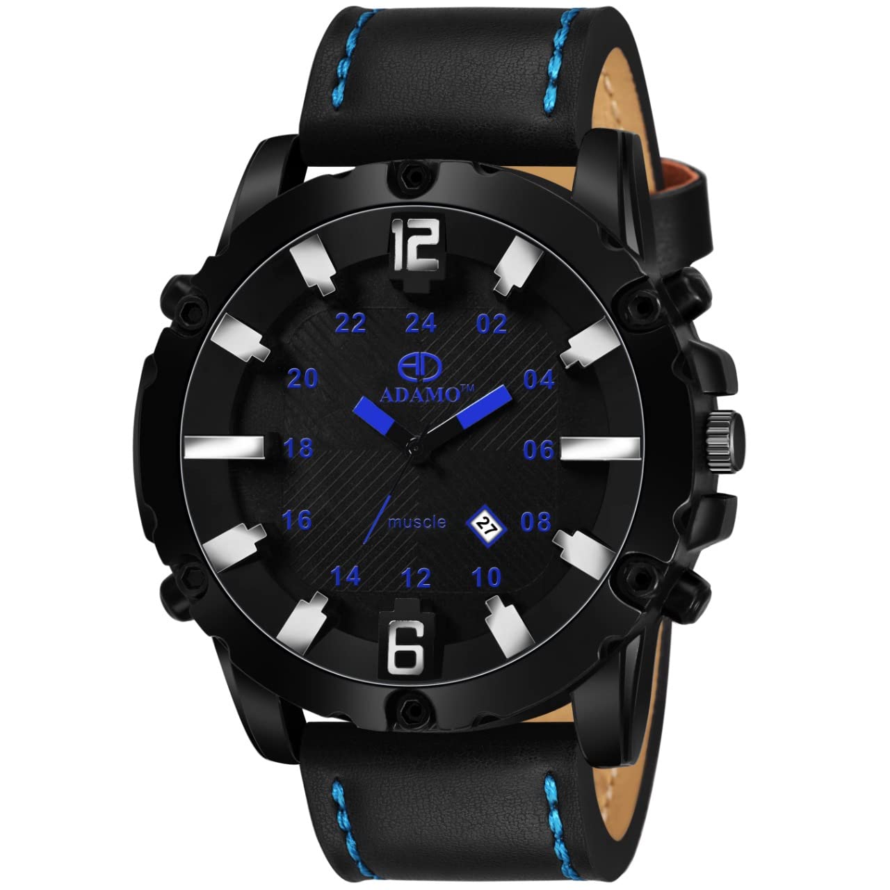 ADAMO Designer Black Dial Mens & Boys Watch 337NBL02 (B09PD4XM4D) Amazon Price History, Amazon Price Tracker