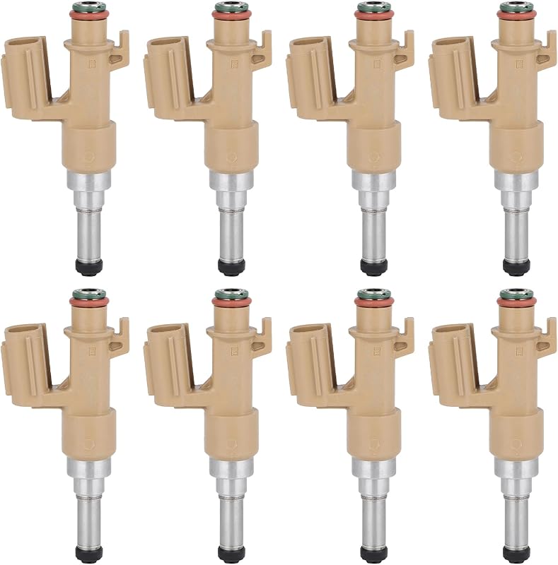 Bicos injetores de combustível SCITOO 12 furos para Toyota Tundra 5.7L 2007 e 2008 – Jogo com 8 unidades