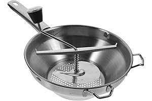 Homemade Puree and Sauce Press with Rotary Motion