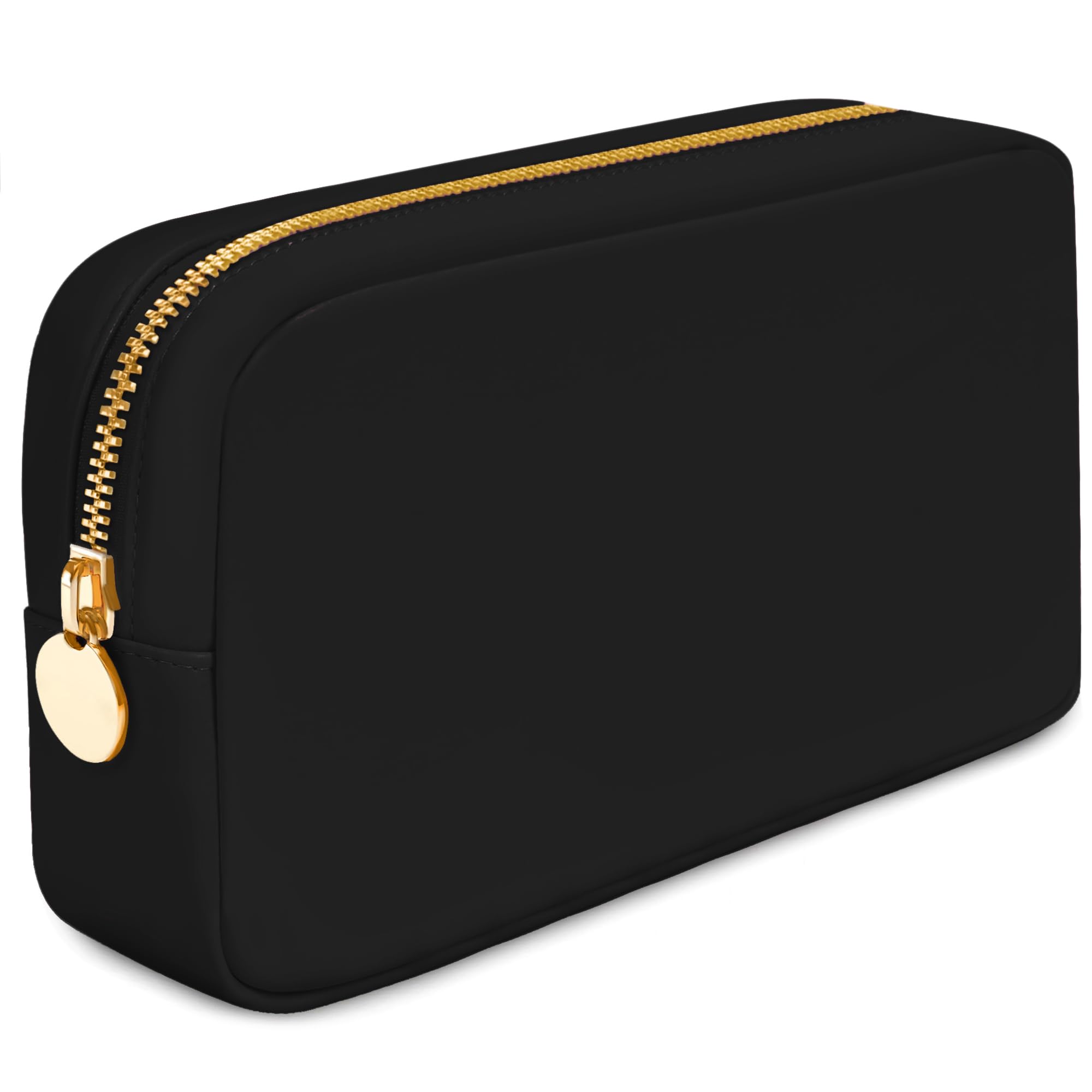 DANCOUR Nylon Makeup Bags for Women Large Preppy Travel Toiletry Pouch Cosmetic Bag Makeup Organizer