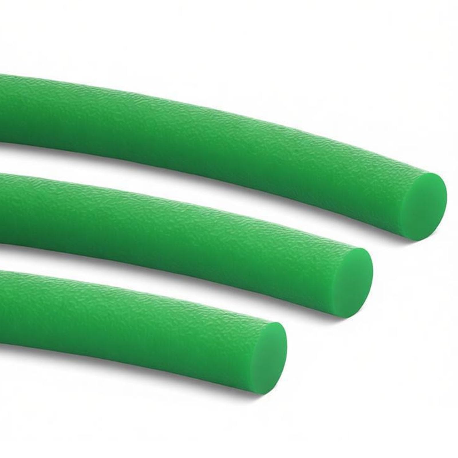 Cxgbqsj Green Rough Surface Polyurethane Round Drive Belt Pu Transmission Rope For Industrial Use
