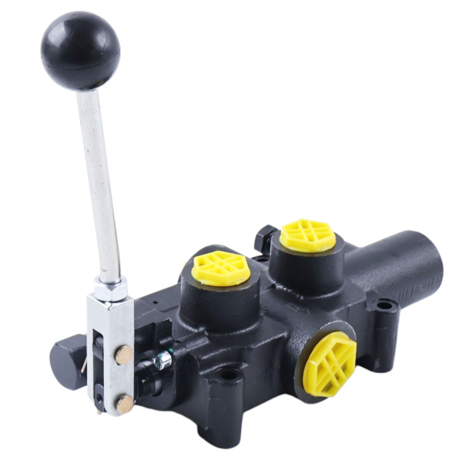 4-drożny 3-pozycyjny 25GPM 2750PSI Max kierunkowy hydrauliczny zawór sterujący LS-3000-1 kompatybilny z różnymi hydraulicznymi rozdzielaczami do kłód z uchwytem automatycznego powrotnego
