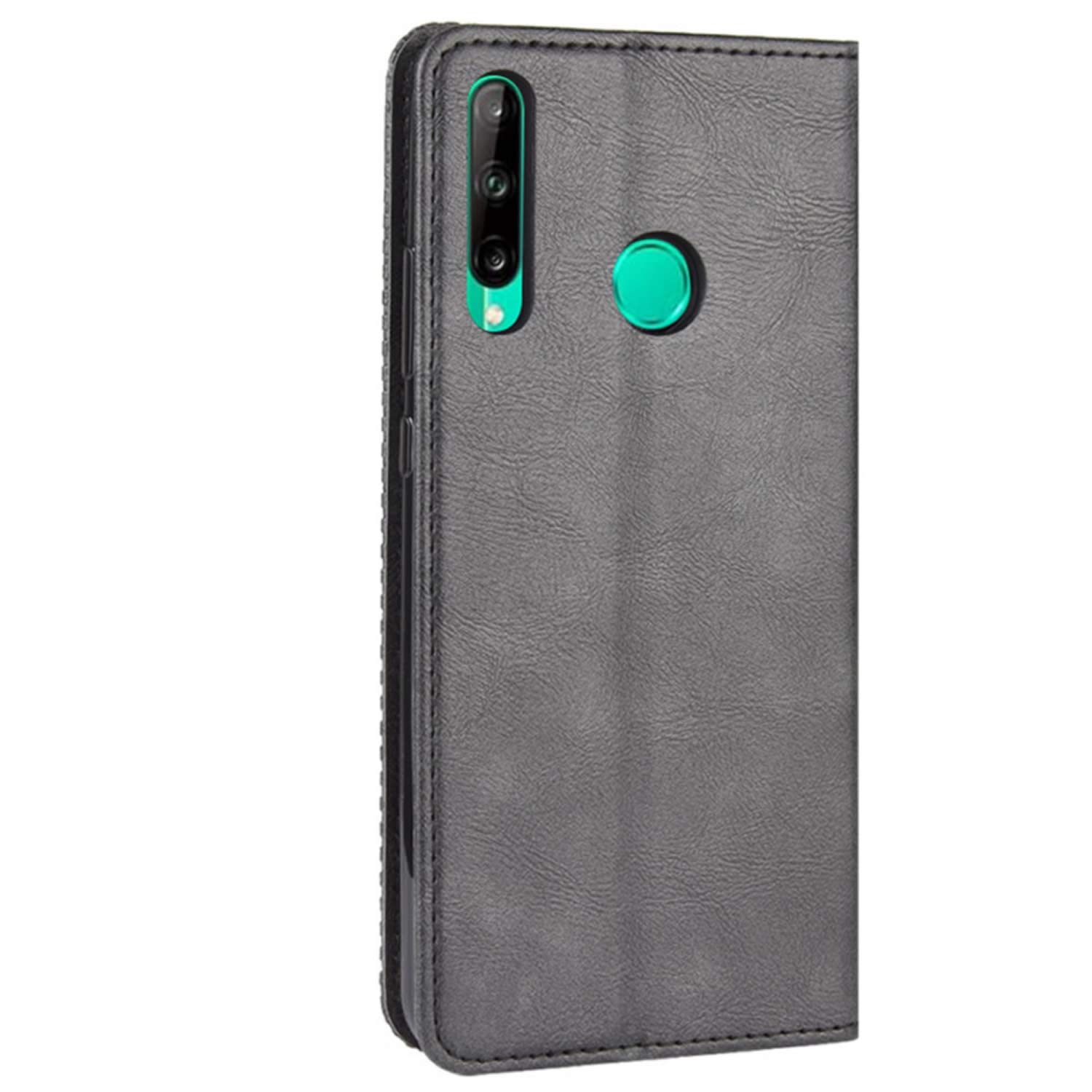 Custodia Flip Per Huawei P40 Lite E / Y7P – Design Mandala Rosso In PU Pelle E TPU – Cover Portafoglio Con Supporto - 4