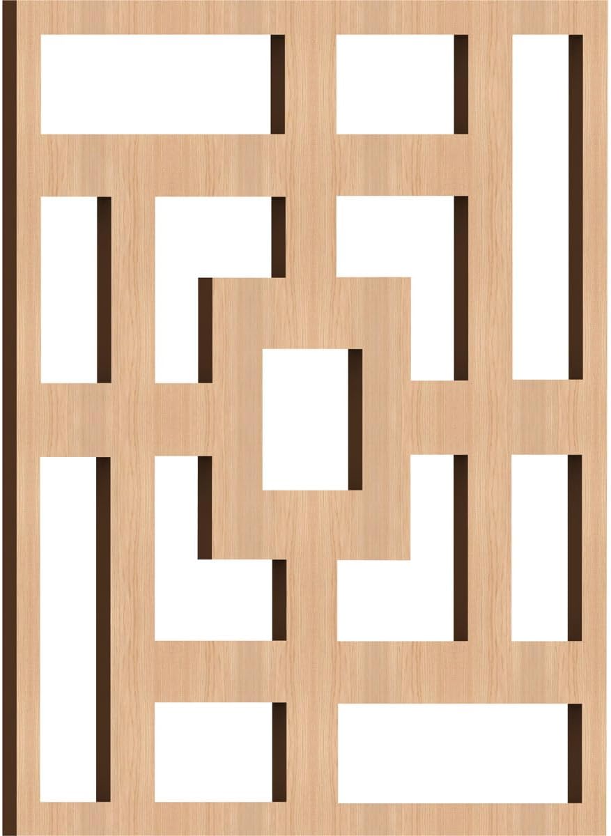 23 3/8"W x 23 3/8"H x 3/8"T Large Monessen Decorative Fretwork Wall Panels in Architectural Grade PVC