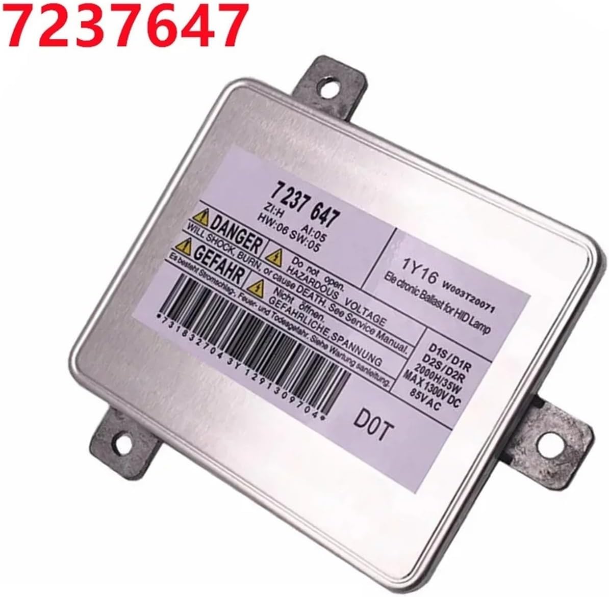 7237647 D1S D1R D2S D2R Hight Quality HID Xenon Ballast Compatible with Mitsubishi BMW E90 F10 F11 F01 F07 W003T20071 Car Accessories