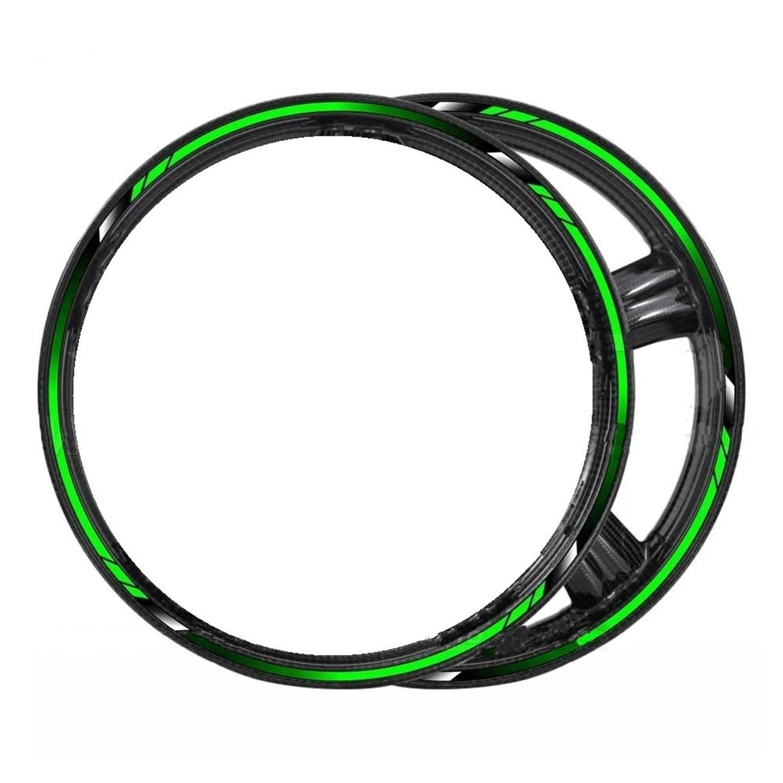 Wheel Stickers Motorcycle Rim Stripe Stickers for for Ninja ZZR1400 ZZR 1400 Waterproof Reflective Decals Strips Wheel Sticker Rim Reflective Decal