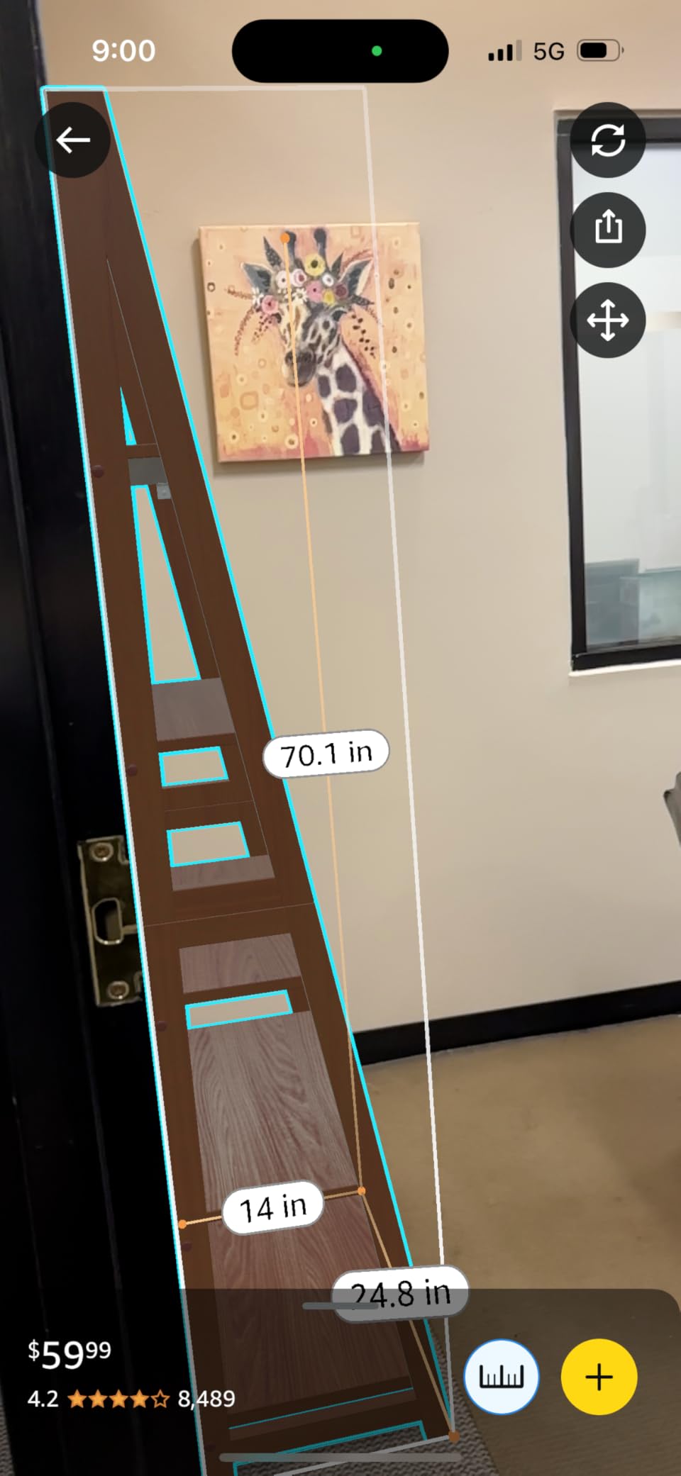 Amazon Basics 5-Tier in home office setting
