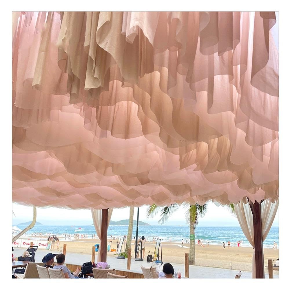 Bande D'ombrage Rideaux Décoratifs pour Auvent De Pergola, 10 Pièces