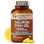 Carbamide Forte Omega 3 Fish Oil Capsules | Fish Oil Omega 3 Capsule 1000mg For Men & Women | Omega3 Fishoil Supplement For For Heart, Joints, Bones & Skin – 150 Softgels