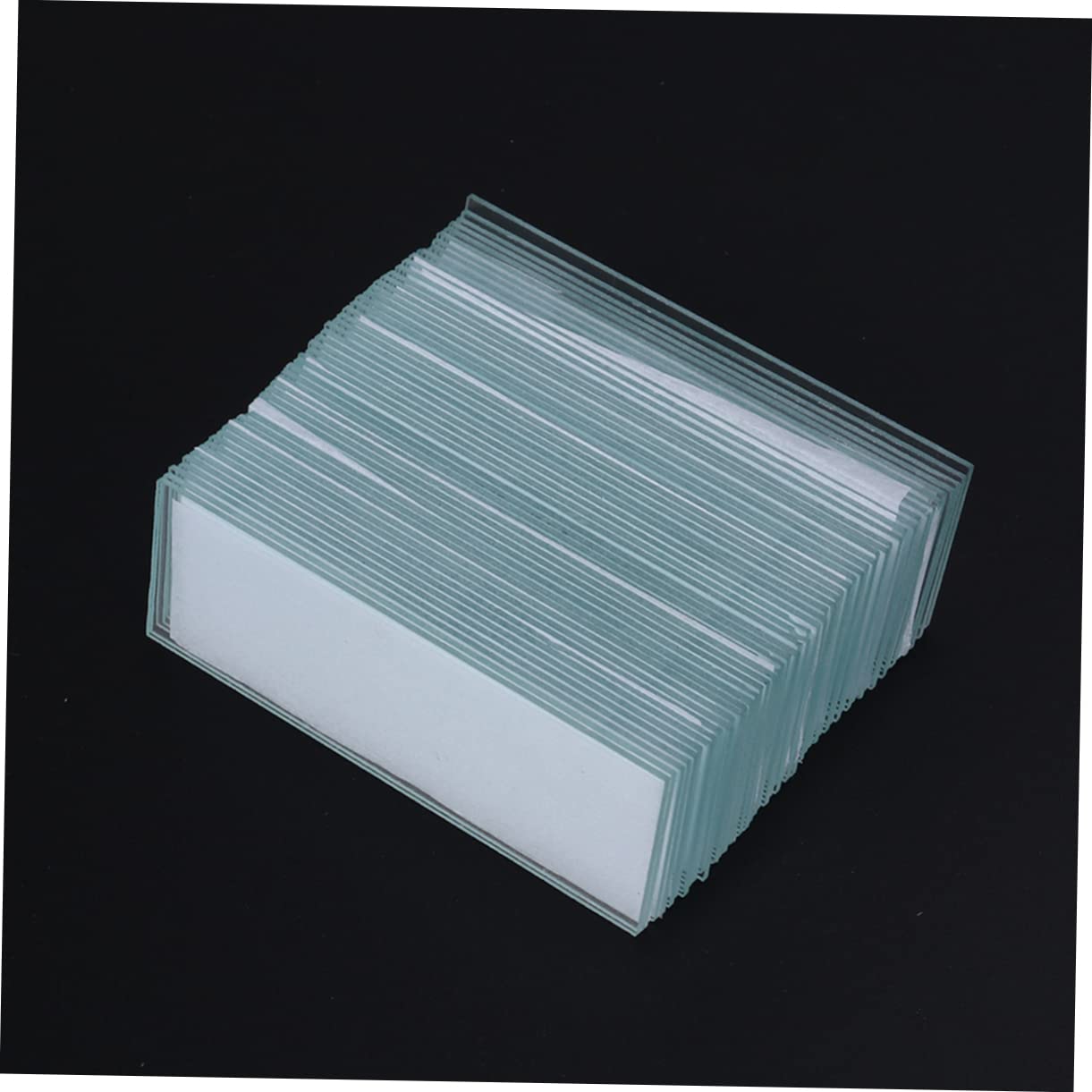 STOBAZA 100Pieces Blank Microscope Slides Optical Glass for Education Research and Science Experiments for Biology and Forensic Use Pre Cleaned with Smooth Edges