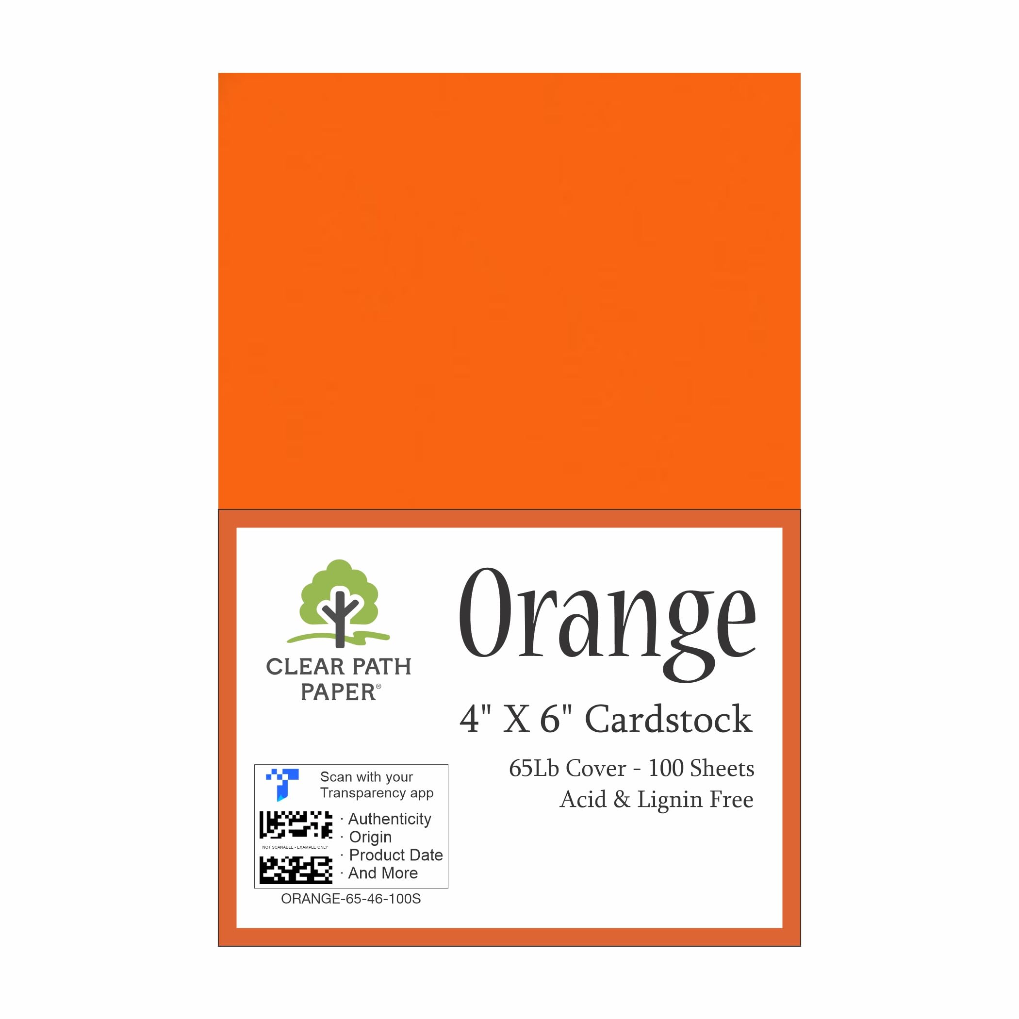 Clear Path Paper Red Cardstock - 6x6 Inch 65Lb Cover Weight - 100 Sheets For Crafting