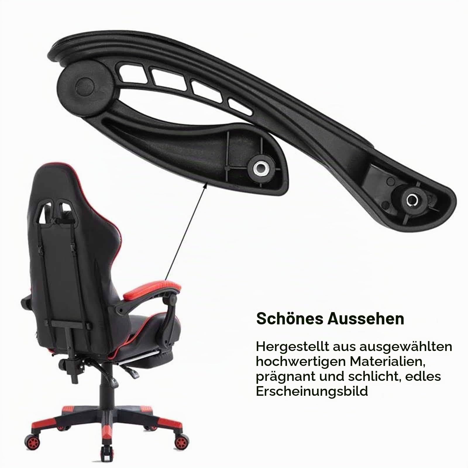 Colcolo 2 Stück Universal-Bürostuhl Armlehne Stuhl Armlehne Leichtes Zubehör Zartes Bewegliches für Gaming-Stuhl Computerstuhl Bürostuhl, 4 Löcher