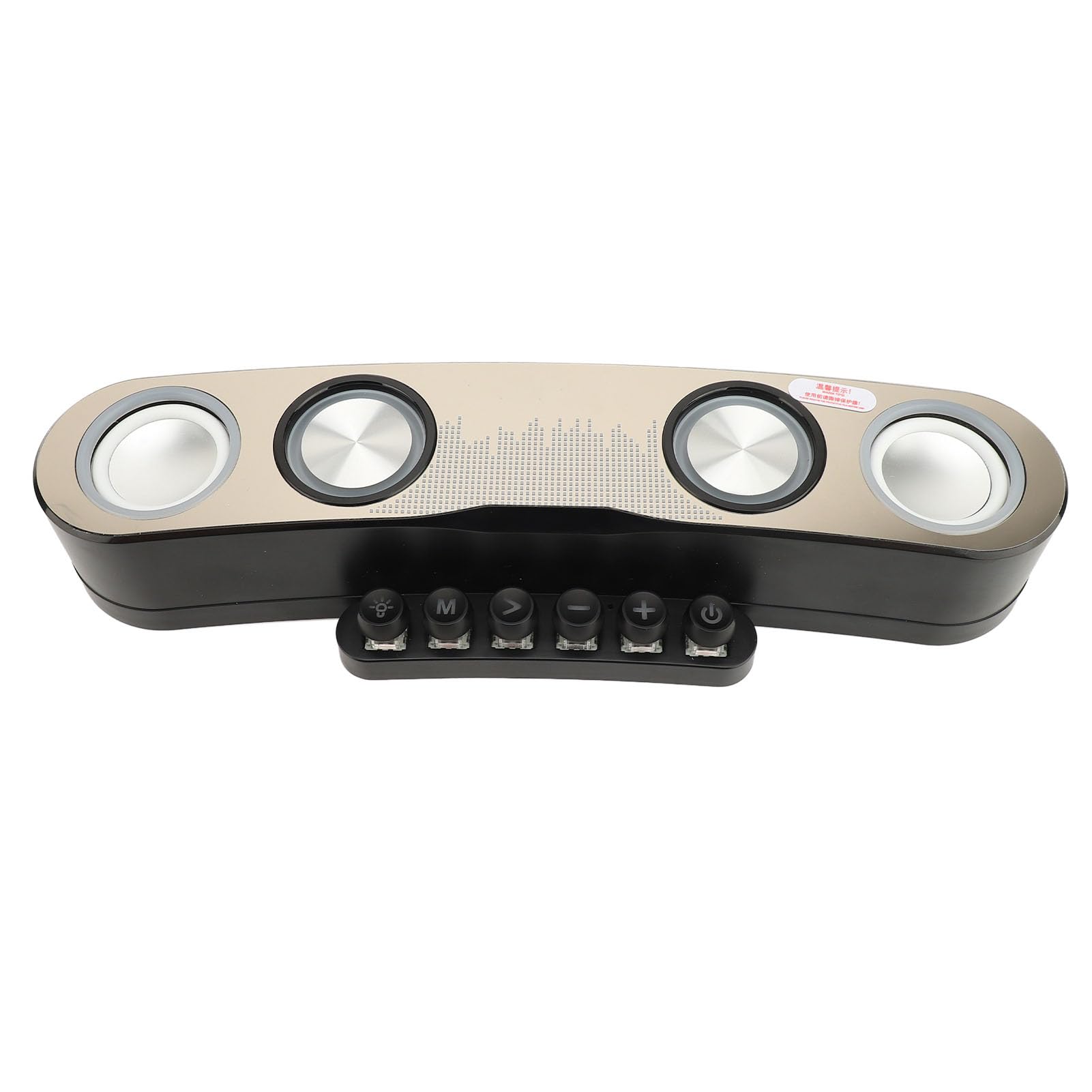 Altoparlanti per Computer Bluetooth RGB con Luci LED Colorate per Giochi e Contenuti Multimediali |Soundbar Wireless per PC Desktop e Dispositivi Mobili |Costruzione in Plastica Resistente